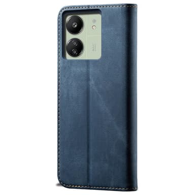 SKALO Xiaomi Redmi 13C 4G Jeans Lompakkokotelo - Sininen
