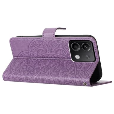 SKALO Xiaomi Redmi Note 13 5G Mandala lompakkokotelo - Violetti