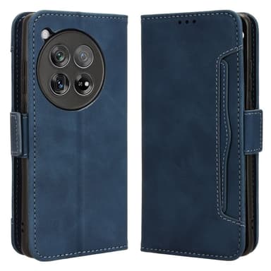 SKALO OnePlus 12R 5G 6-lokeroa Lompakkokotelo - Sininen