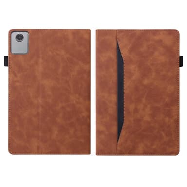 SKALO Lenovo Tab M11 PU-nahkainen Lompakkokotelo - Ruskea