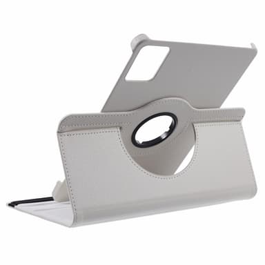 SKALO Lenovo Tab M11 360 Litchi Suojakotelo - Valkoinen