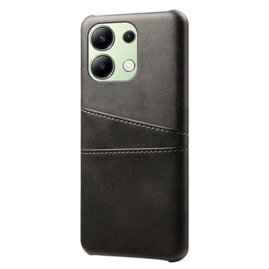 SKALO Xiaomi Redmi Note 13 4G PU-nahkainen Korttikotelo - Musta