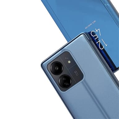 SKALO Xiaomi Redmi 13C 4G Clear View Mirror Lompakko - Kulta