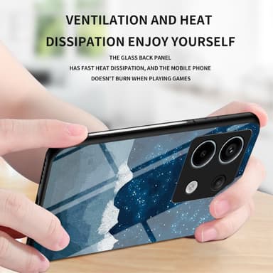 SKALO Xiaomi Redmi Note 13 Pro 5G Sky karkaistu lasi TPU-suojakuori - #2