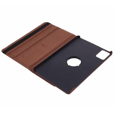 SKALO Lenovo Tab M11 360 Litchi Suojakotelo - Ruskea