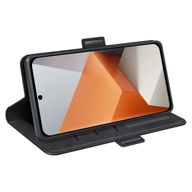 SKALO Xiaomi Redmi Note 13 Pro+ Premium Wallet Lompakkokotelo - Musta