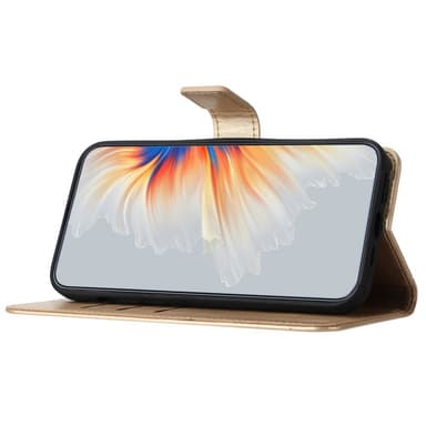 SKALO Xiaomi Redmi Note 13 Pro+ Mandala lompakkokotelo - Kulta