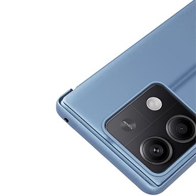 SKALO Xiaomi Redmi Note 13 5G Clear View Mirror Lompakko - Musta
