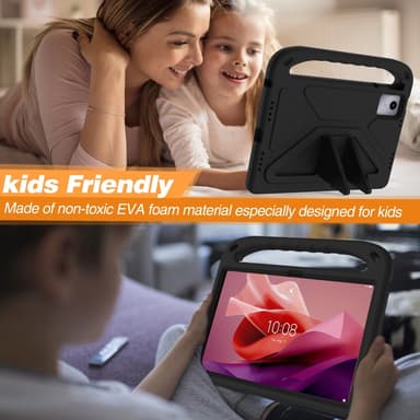 SKALO Lenovo Tab M11 Lapsikuori kahvalla ja jalustalla - Musta