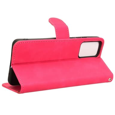 SKALO Motorola Moto G04 Matt PU Nahka lompakkokotelo - Cerise