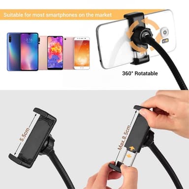 Selfie Ring Light -pidin Lazy Bracket LED-valo Live Stream
