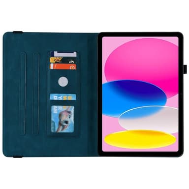 iPad 10.9 (2022) -tablettikotelon kansi Buterfly Imprinting - Sininen