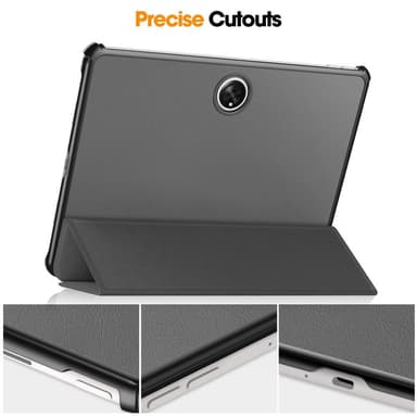 OnePlus Padille Tri-fold Stand Wake/Sleep Cover Tablet-kotelo - Harmaa