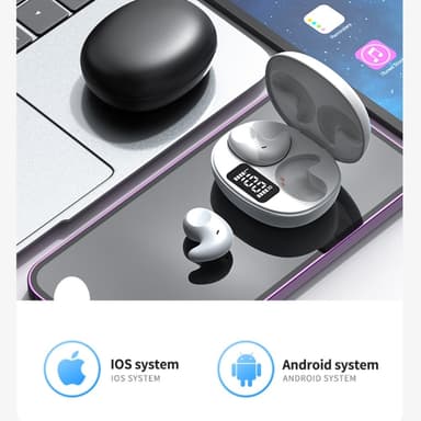 Korvassa nukkumaan Sleep Headphones Bluetooth -kuulokkeet - musta