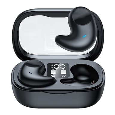 Sleep-kuulokkeet korvassa nukkumaan Bluetooth-kuulokkeilla - musta
