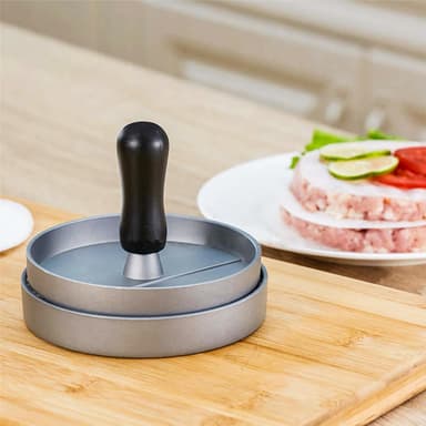Hampurilaispuristin Burger Press 11.5 cm (harmaa)