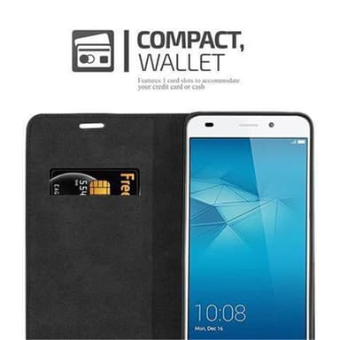 Honor 5C Suojakuori Lompakkokotelo (Musta)