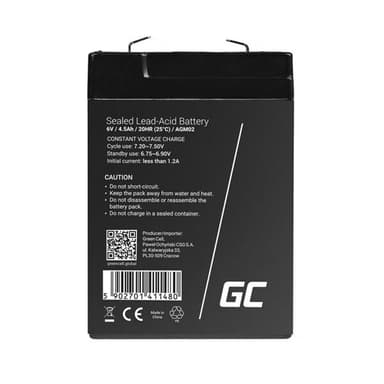 Green Cell AGM Akku 6V 4.5Ah