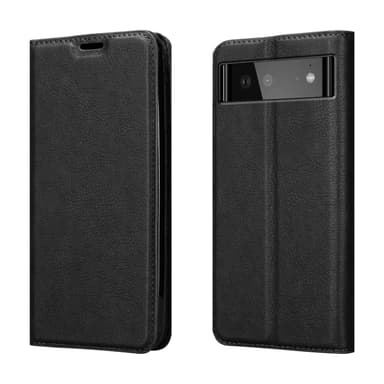 Google PIXEL 6 Suojakuori Lompakkokotelo (Musta)