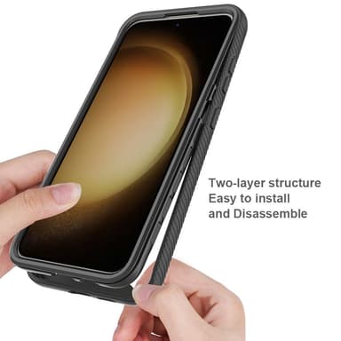 Samsung Galaxy S24+ -kotelolle PC+TPU Iskunkestävä Puhelimen Takakuori