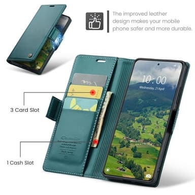 CASEME Retro Lompakkokotelo Xiaomi 14