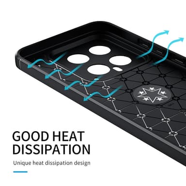 Sormirengas Kickstand TPU-kotelo Xiaomi 13 5G: lle