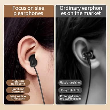 USB-C-kuulokkeet in-ear kuulokkeet uniäänen eristys - musta