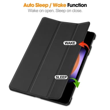 Xiaomi Pad 6s Pro 12.4"" Stand Slim Fit Peite Sleep/Wake - Musta