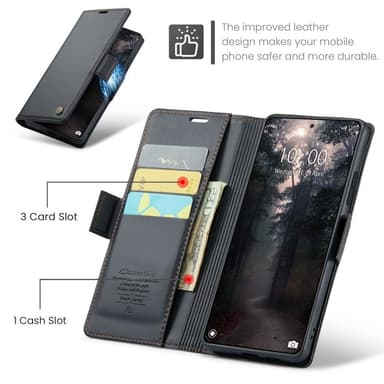 CASEME Retro Lompakkokotelo Xiaomi 14
