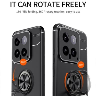 Sormirengas Kickstand TPU-kotelo Xiaomi 13 5G: lle