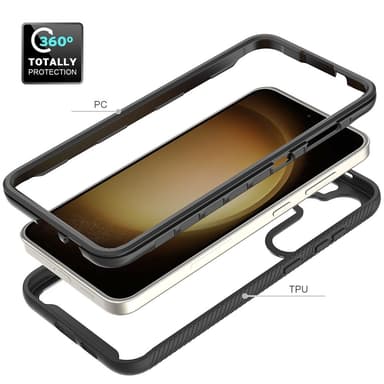 Samsung Galaxy S24+ -kotelolle PC+TPU Iskunkestävä Puhelimen Takakuori
