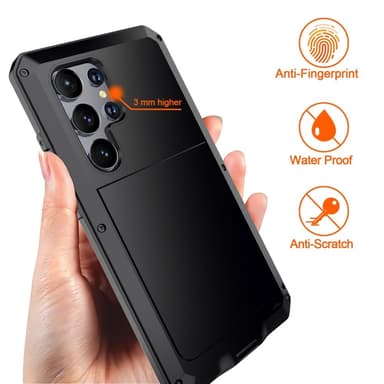 Samsung Galaxy S24 Ultra Case Armor suojakotelo Kuori + karkaistu lasi