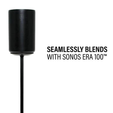 SANUS Floor Stand Adjustable for Sonos ERA 100 Single Black
