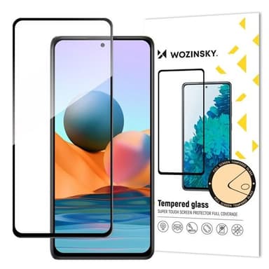 Wozinsky Koko näytön suojakalvo mustalla kehyksellä Xiaomi Redmi Note 12 Pro+ / Note 12 Pro:lle