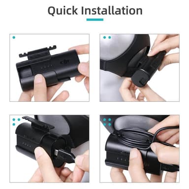 Akkuteline kaapelitelineellä DJI Goggles 2