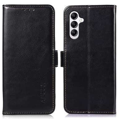 ABEEL Samsung Galaxy A55 5G -nahkamagneettikotelo Crazy Horse -tekstuurilla