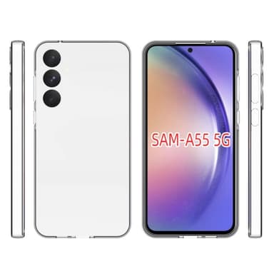 Samsung Galaxy A55 -kuoren TPU-suojus takana
