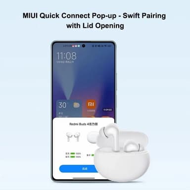 XIAOMI Redmi Buds 4 Active Bluetooth -kuulokkeet - musta