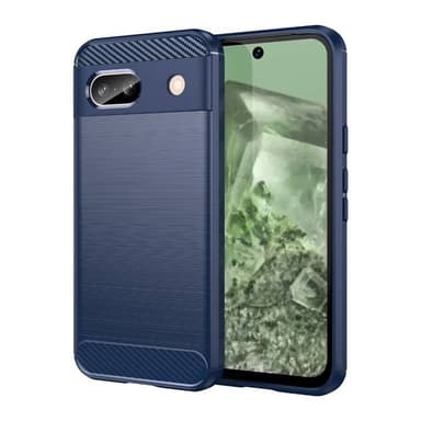 Harjattu TPU kuori Google Pixel 8a - Sininen