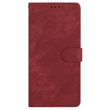 SKALO iPhone 15 Pro Max Lompakkokotelo PU-nahkaa - Punainen
