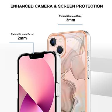 SKALO iPhone 15 Marmori TPU kuori - #2