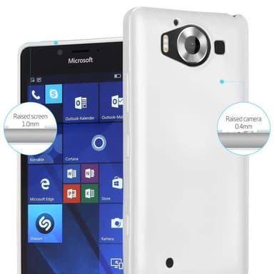 Nokia Lumia 950 Suojakuori Kotelo (Hopea)