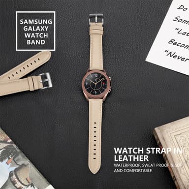 Galaxy Watchin 3. sukupolven nahkaranneke Beige