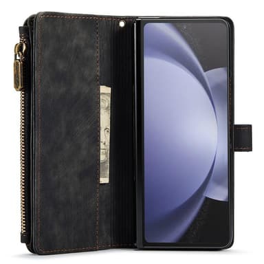 CaseMe Samsung Z Fold5 CaseMe Big Wallet Lompakkokotelo - Musta