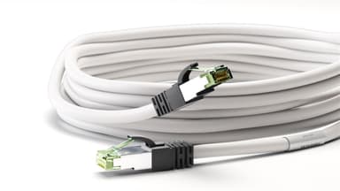 RJ45 (CAT 6A, 500 MHz) patch-kaapeli CAT 8.1 S / FTP-raakakaapelilla, 15292