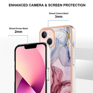 SKALO iPhone 15 Marmori TPU kuori - #1