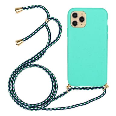 SKALO iPhone 15 Pro Max Mobiilikauluksen suojakuori - Turkoosi