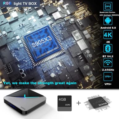A95X F3 Air Android 9.0 WiFi Smart TV Box 4 GB+32 GB