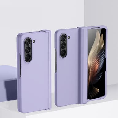 SKALO Samsung Z Fold5 Skin-touch Fold Suojakuori - Violetti