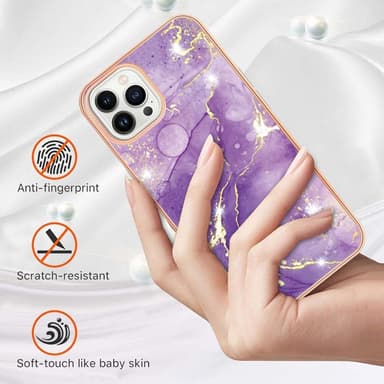 SKALO iPhone 15 Pro Max Marmori TPU kuori - #2